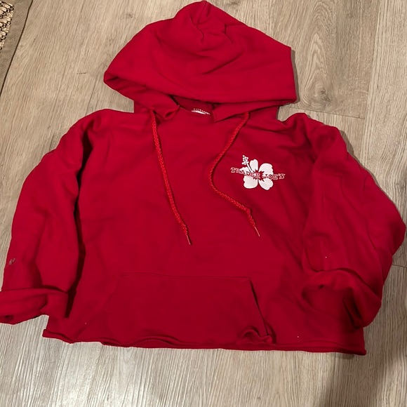 Tops - TRADER JOES CROPPED HOODIE